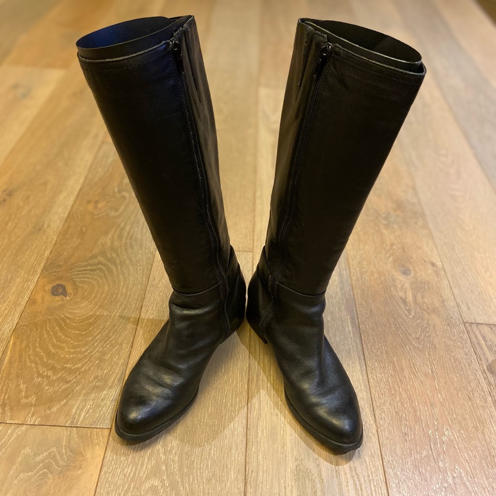 Leather Knee High boots